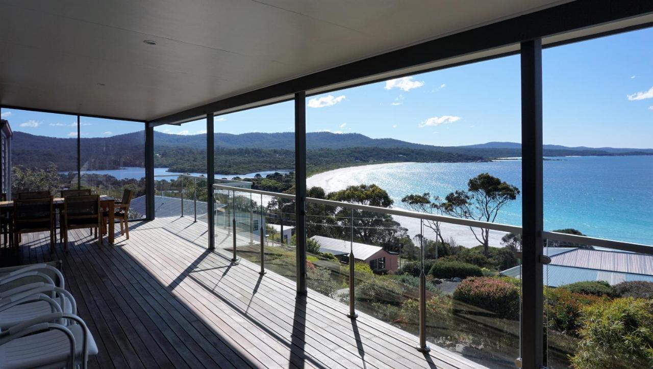 Sea Eagle Cottage Amazing Views Of Bay Of Fires Binalong Bay ภายนอก รูปภาพ